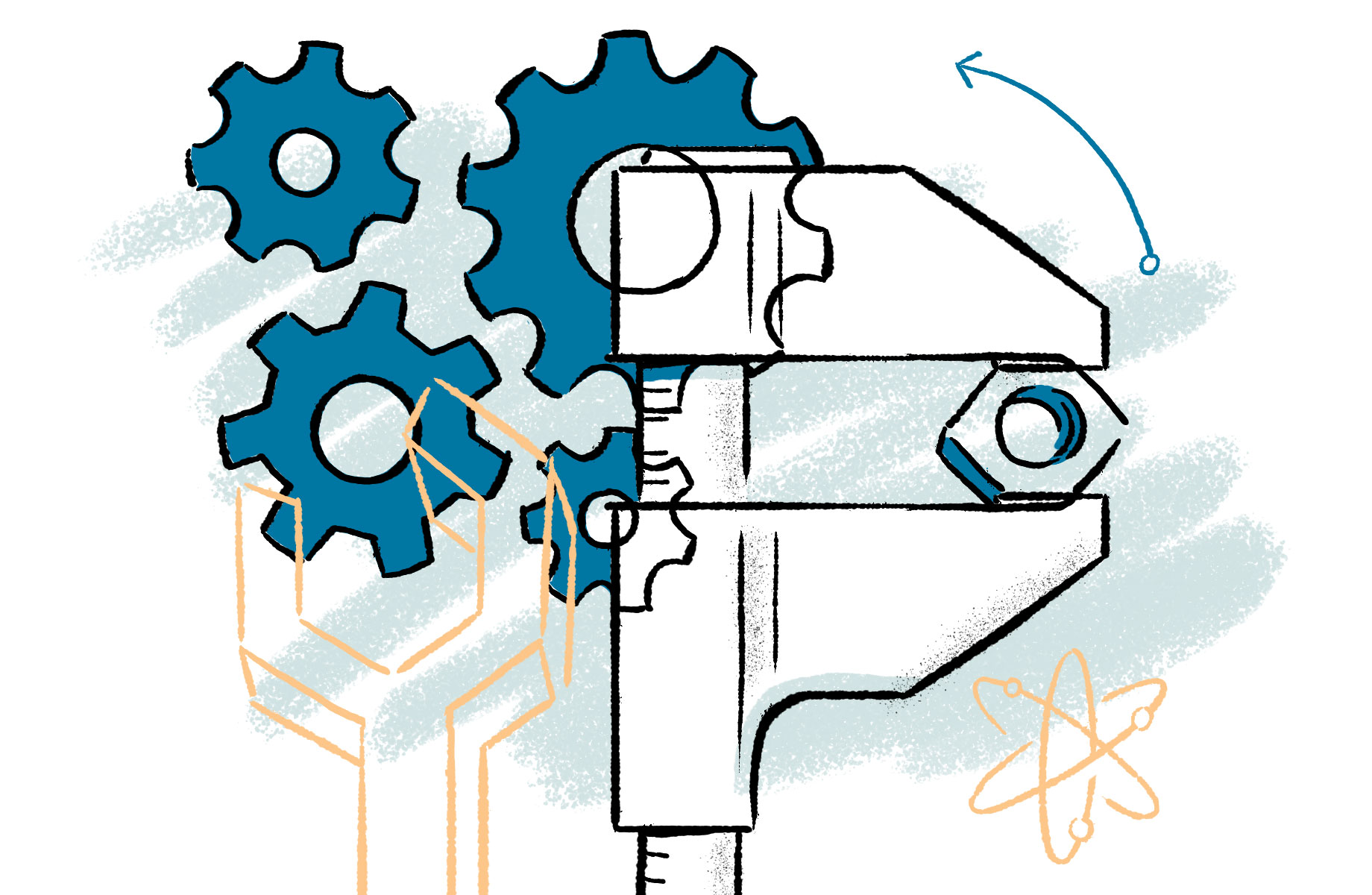 Engineering: bolts and mouvements