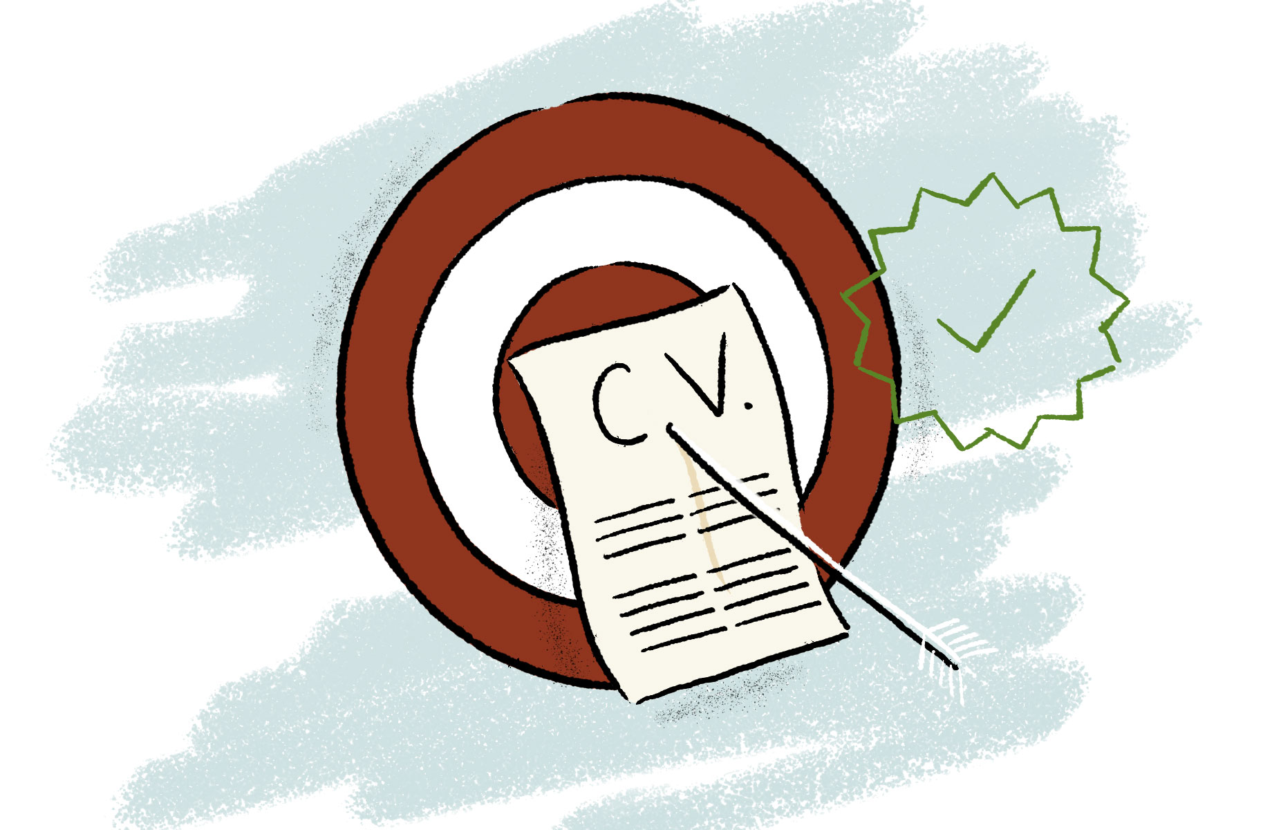 Recruitment: chosen CV on target