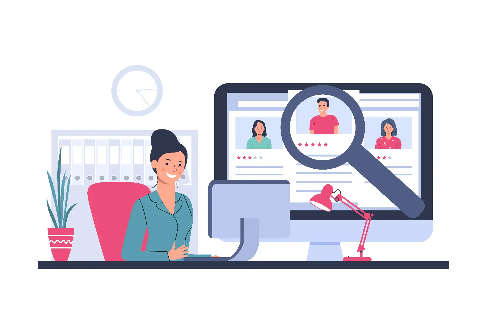 Headhunter vs. recruiter in Canada — illustration